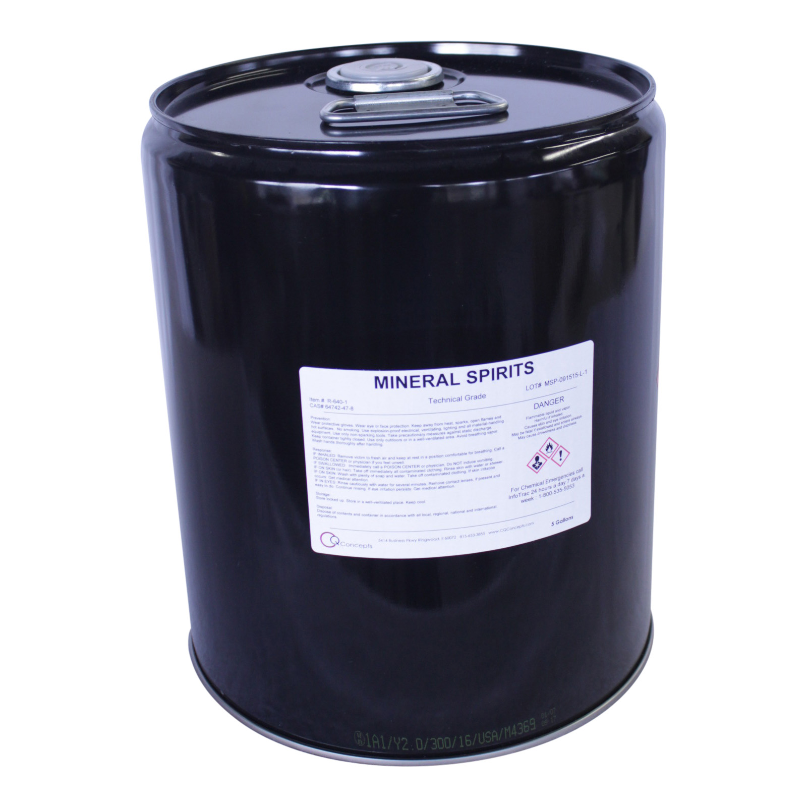 Odorless Mineral Spirits 5 Gallon – Fiberglass Source